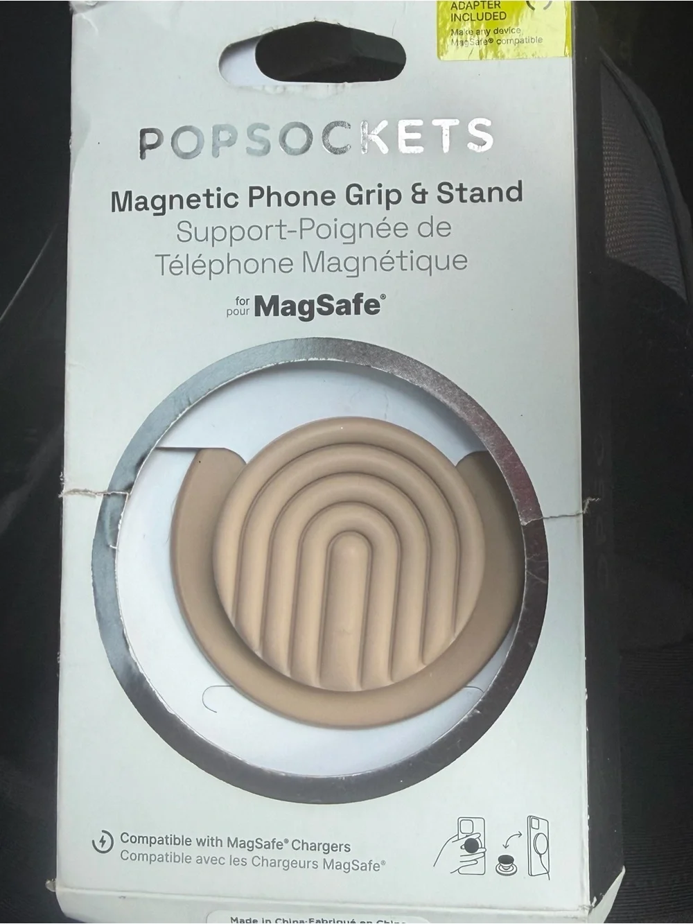 PopSocket Magnetic Phone Grip & Stand in Taupe Beige